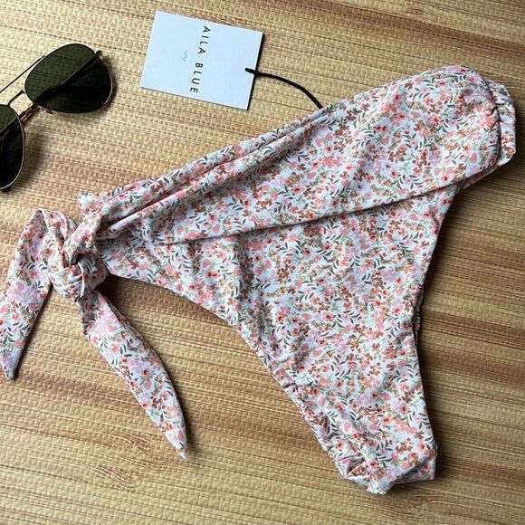 Free People Aila Blue Vivien Bottom - Vivian Romantique Swim Bottom - Picture 1 of 11